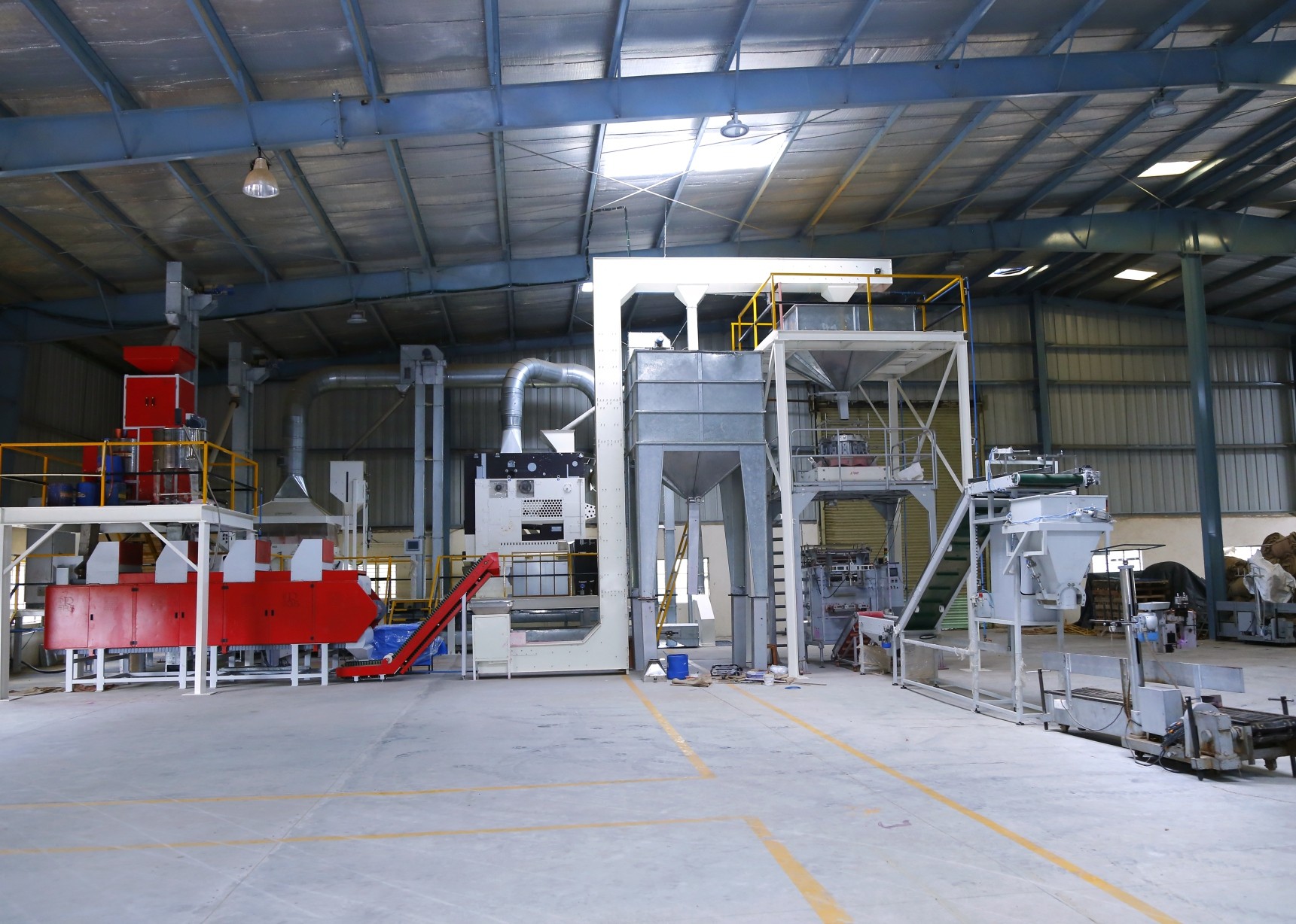 Seed treatment and automated Packing machine
